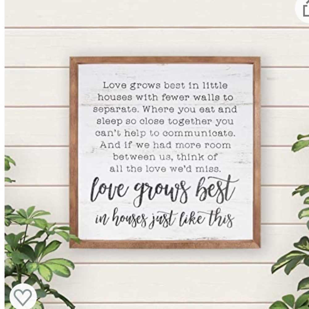 Rustic wall sign